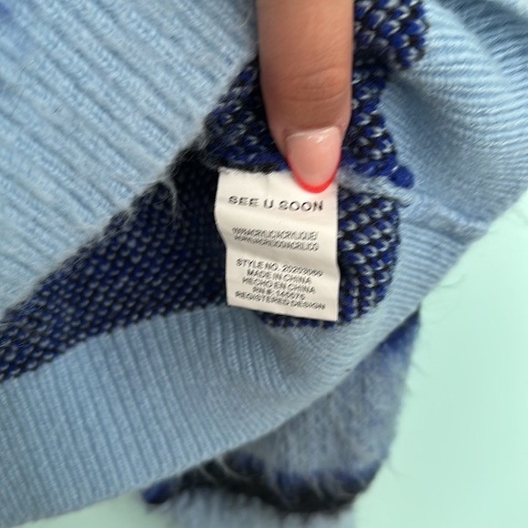 Anthropologie Salma Striped Eyelash Sweater - Picture 7 of 8